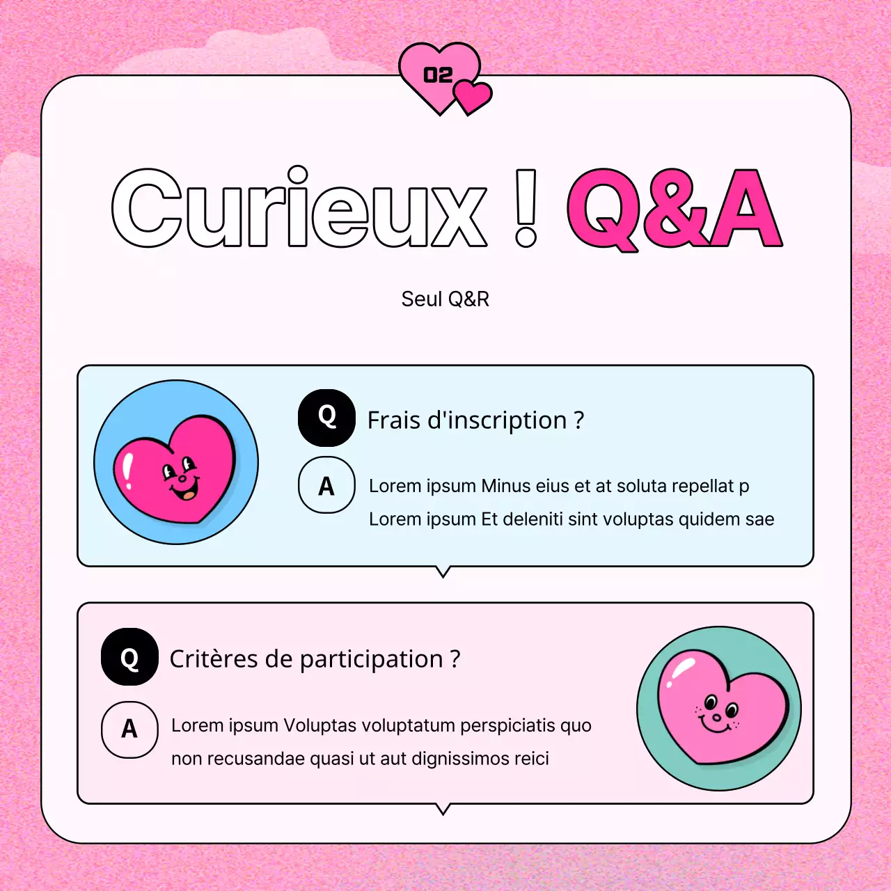 Promouvoir un rendez-vous municipal kitsch en rose et menthe