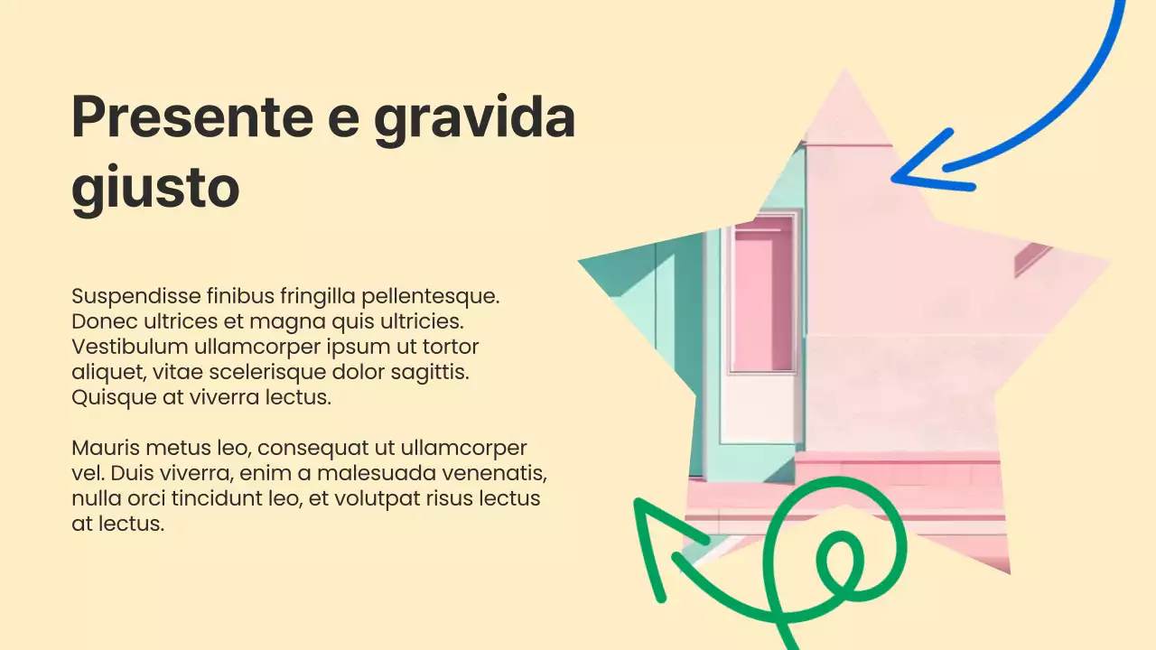 Rapporto sulle forme semplici di base in beige