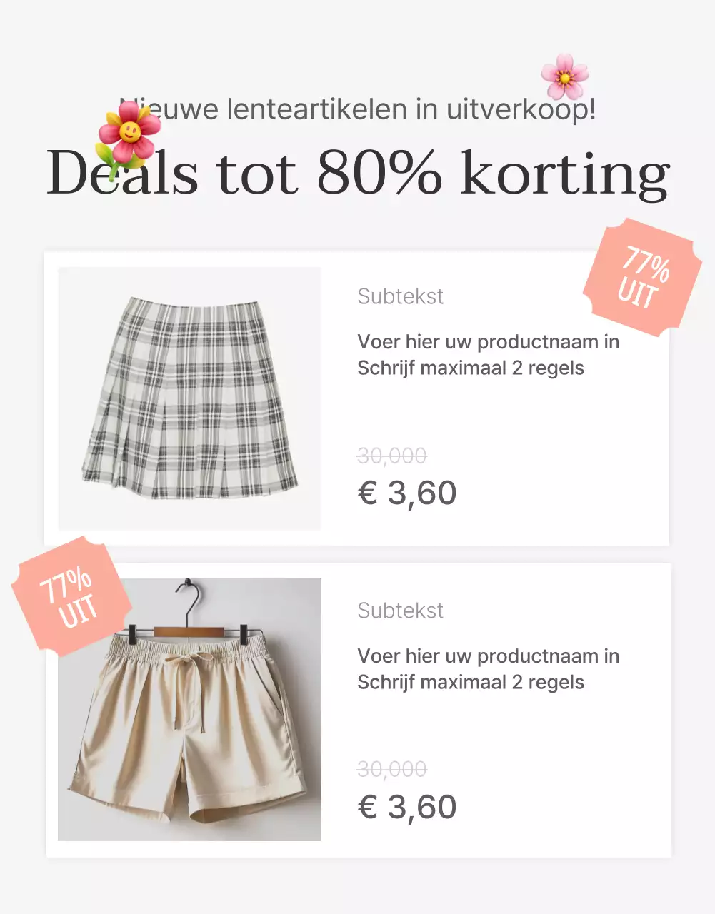 Een advertentie in een winkelcentrum met eenvoudige witte en grijze gestileerde emoji's