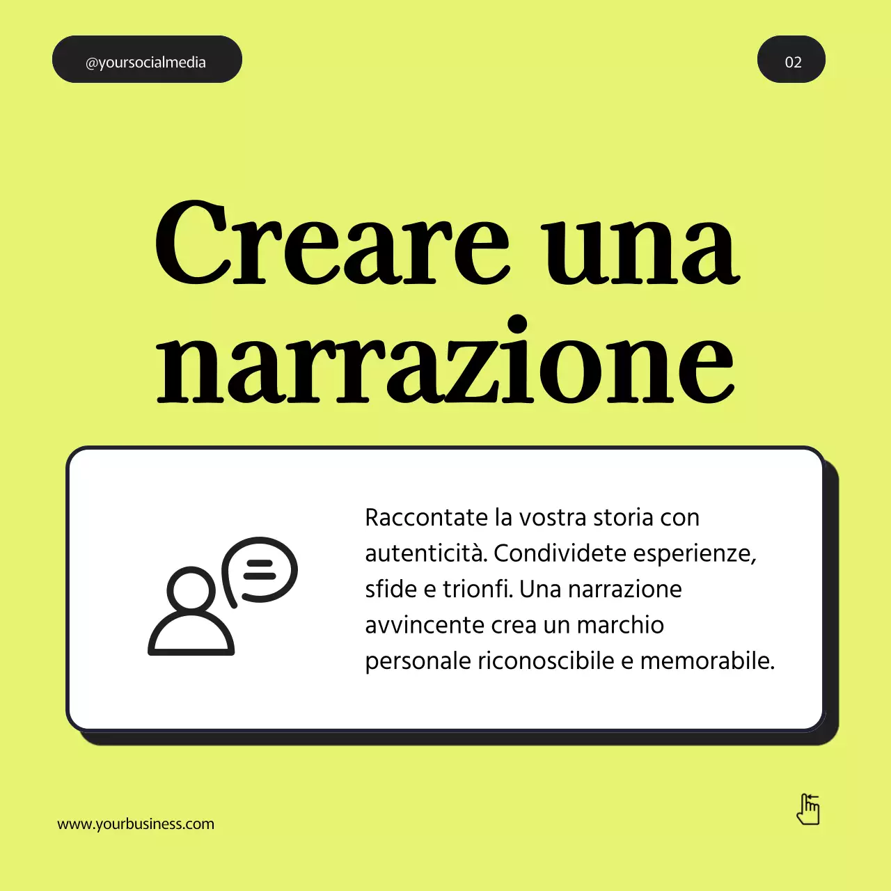 Grigio Viola Verde Grassetto Minimal Personal Branding Suggerimenti Instagram Carosello di post