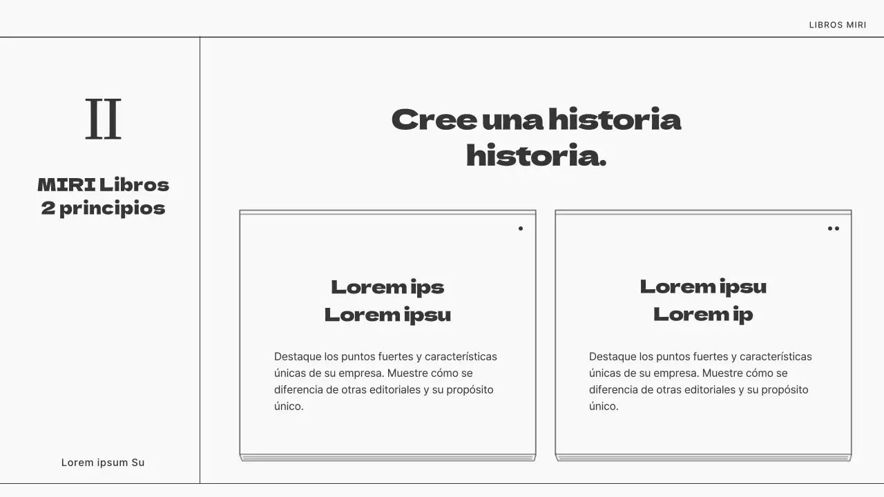 Una sencilla propuesta de libro en blanco y negro