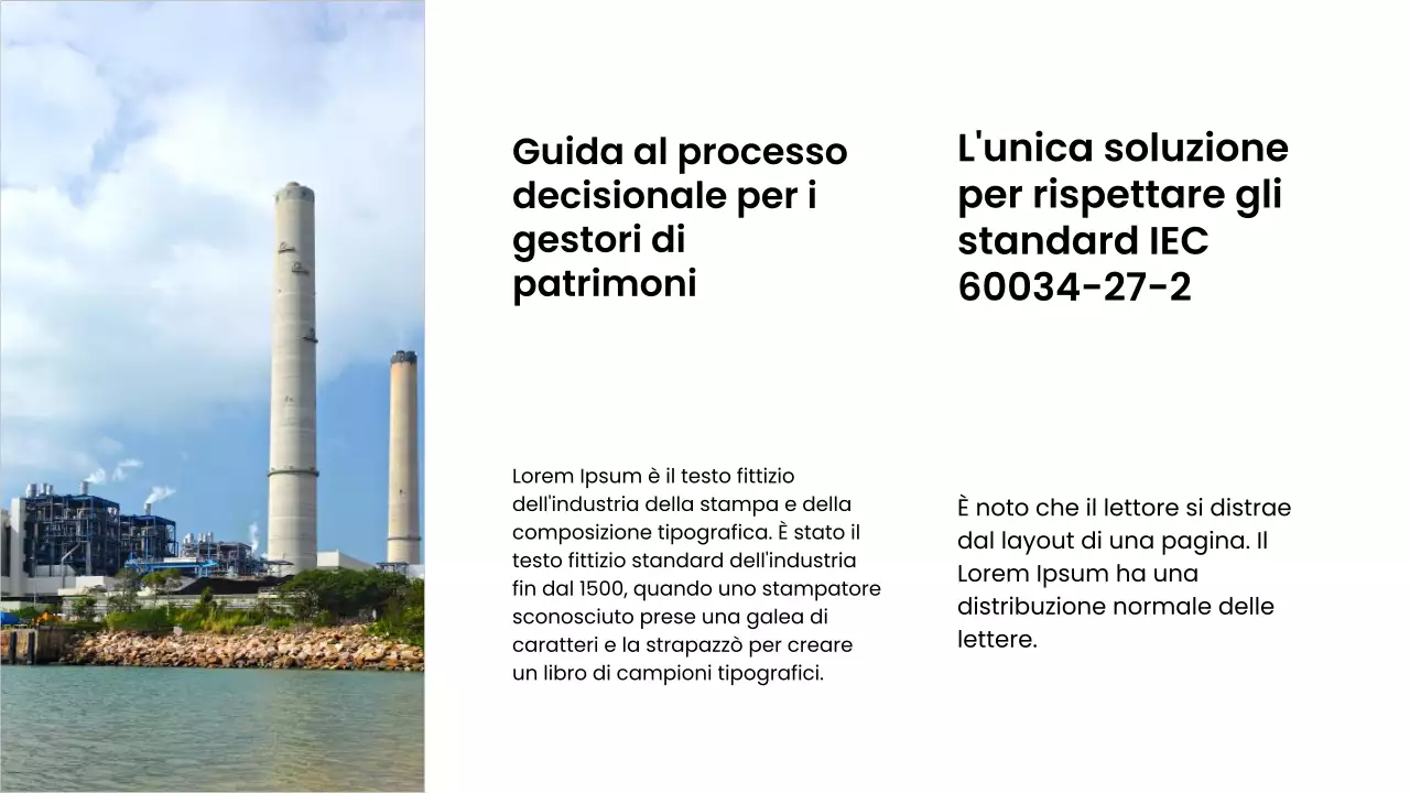 Proposta di layout aziendale moderno in bianco e nero