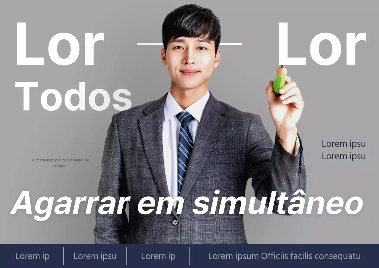 Promoção de tutores com ênfase cinzenta
