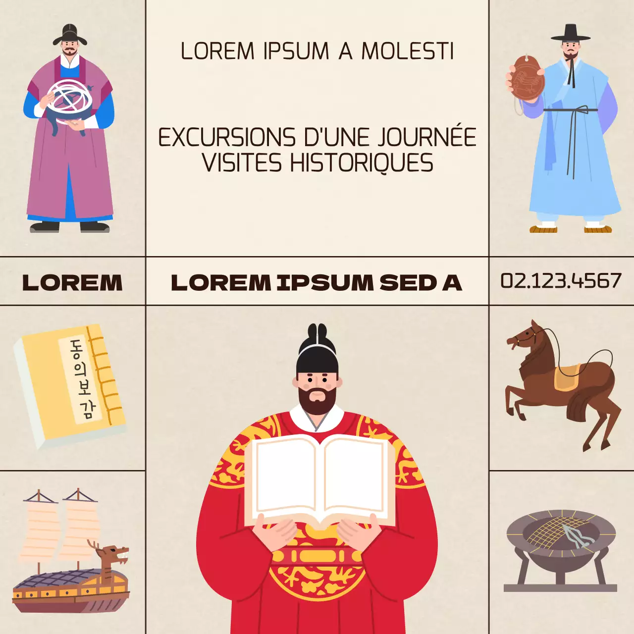 Promouvoir le tourisme historique dans la tradition beige et rouge