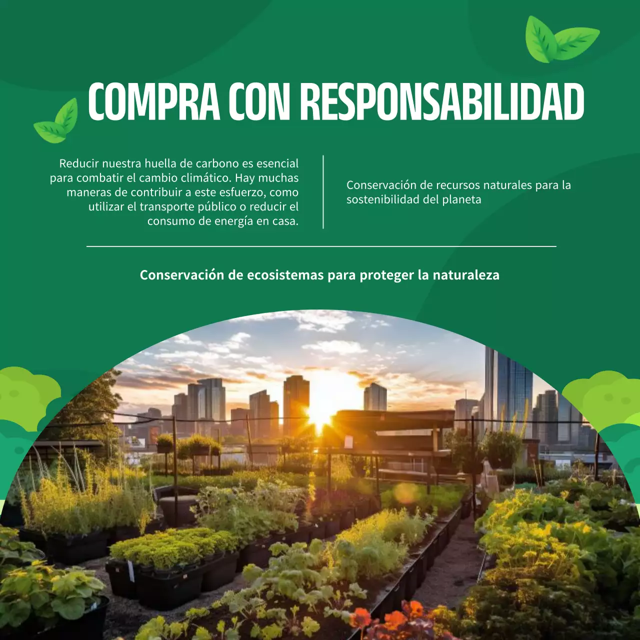 Guía para celebrar el moderno Día de la Tierra en verde y amarillo