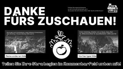 Modernes Gaming-Kanal-Outro-Cover in Schwarz und Weiß