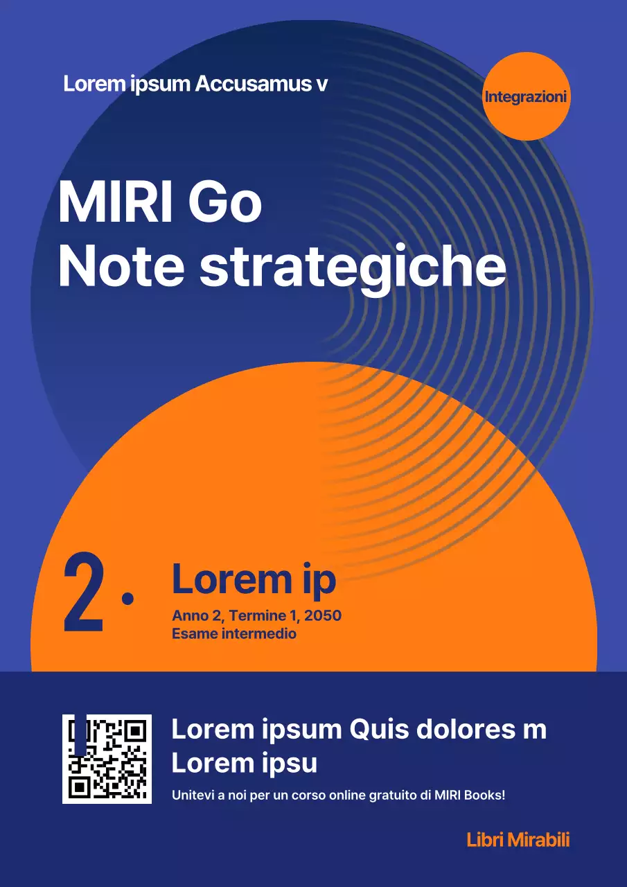 Set di problemi di forma geometrica arancione e blu