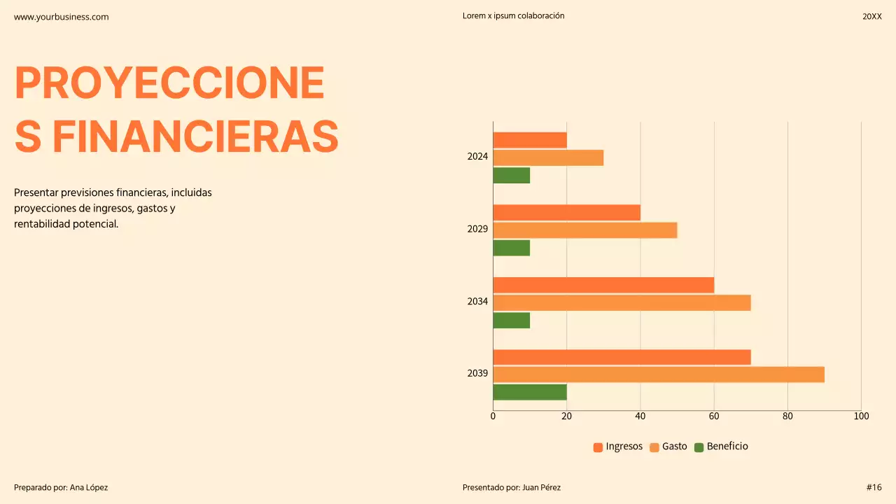 Orange Modern Minimal Bold Pitch Deck Propuesta