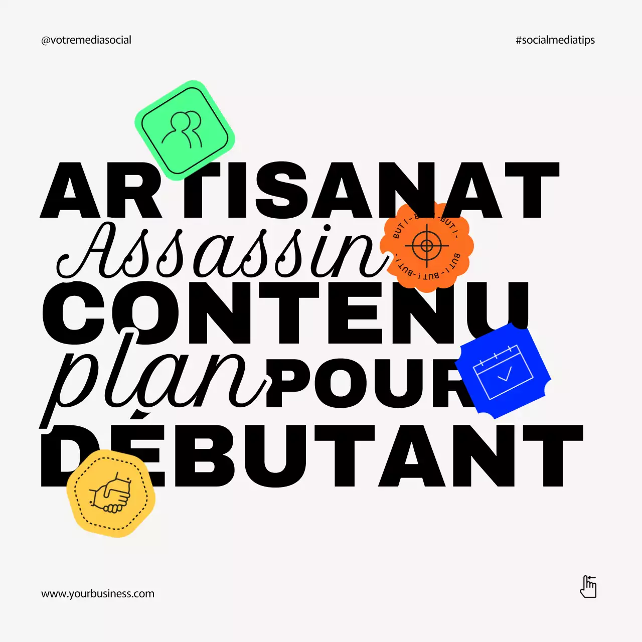 Gris Colorés Minimaux Planification du contenu Conseils stratégiques Conseils pour le carrousel Instagram