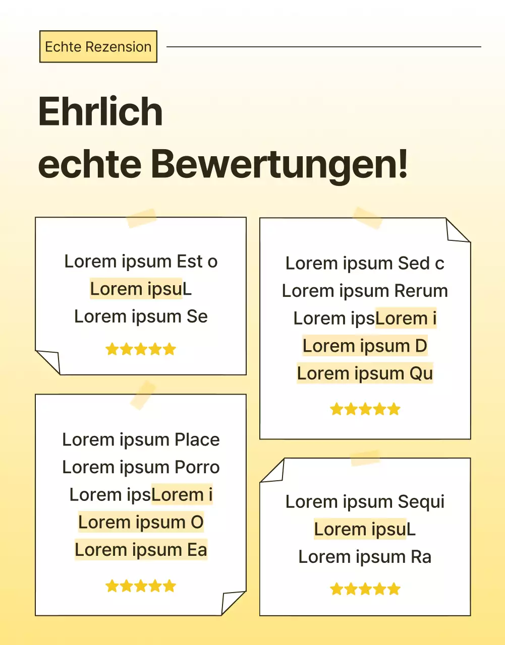 Förderung einfacher Hautpflegekosmetik in Gelb und Orange