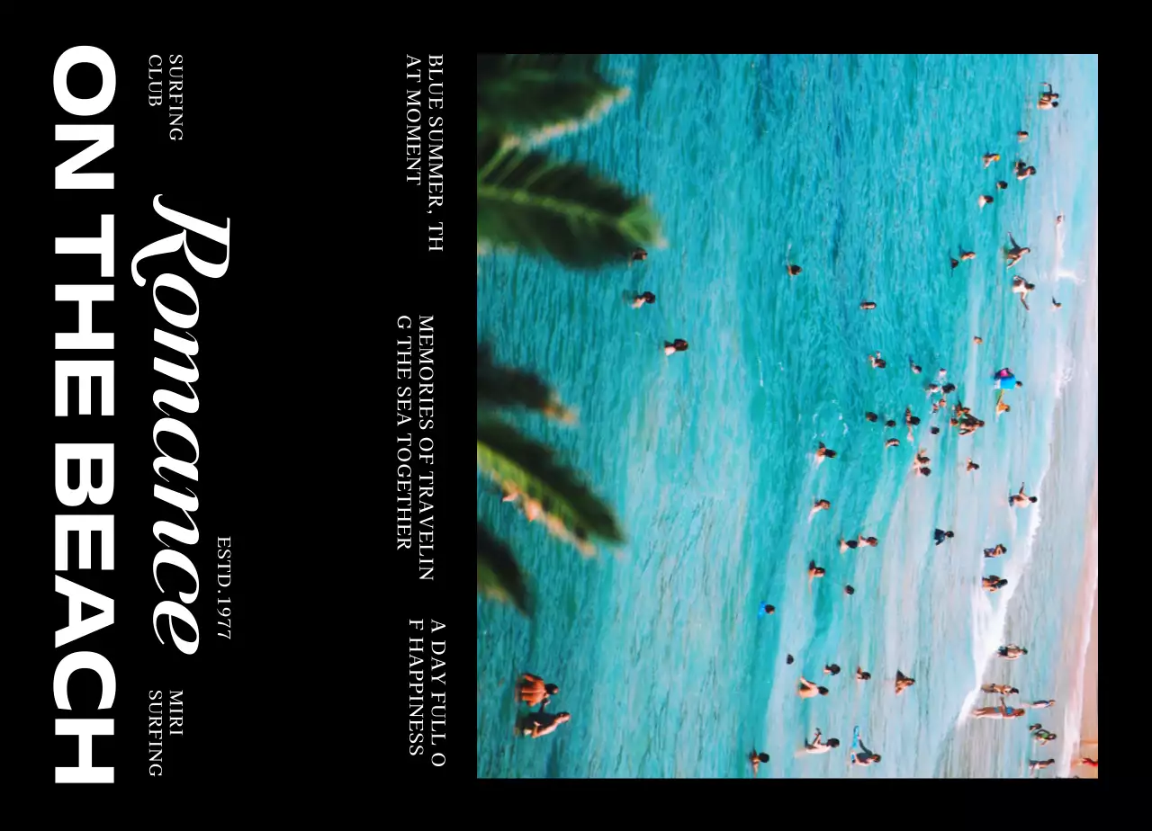 Merchandise sentimental dengan foto pantai