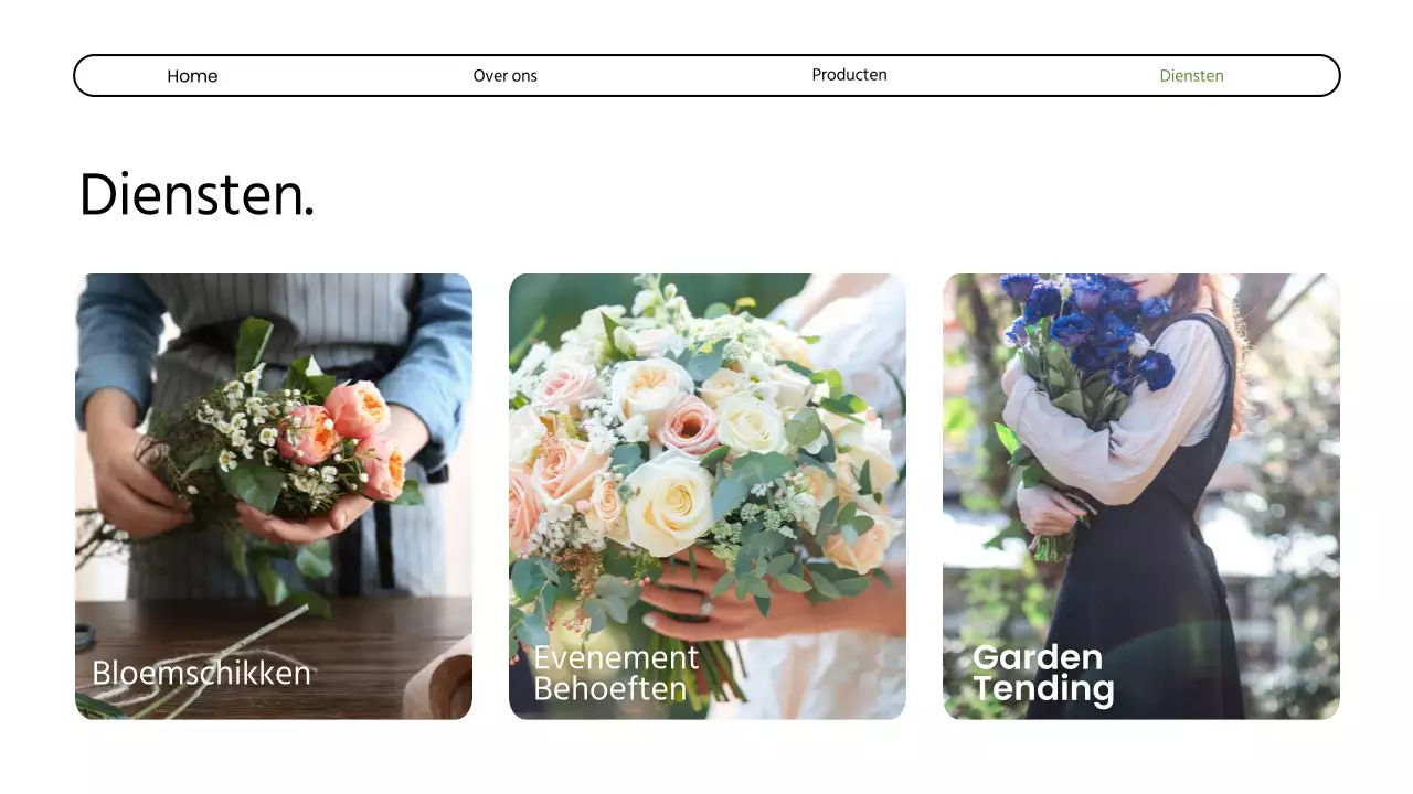 Introductie van Green Modern Bloemenwinkel