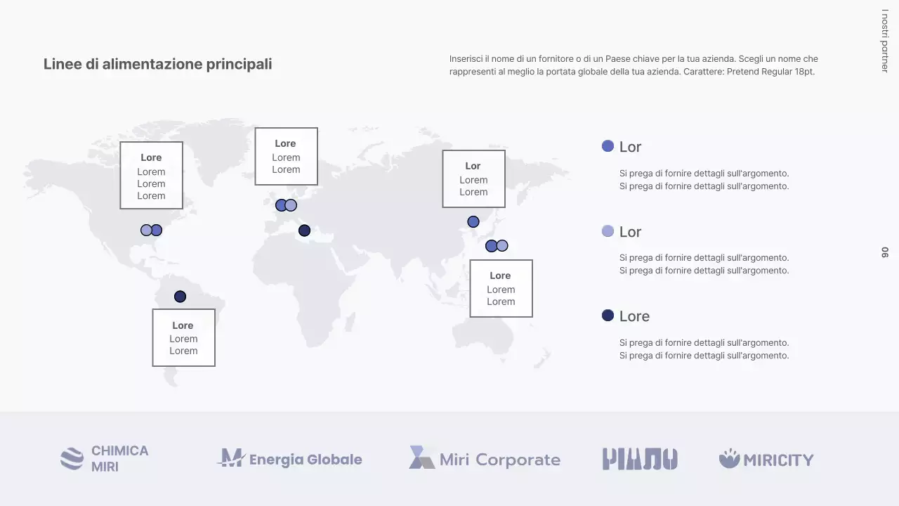 Lettera di presentazione aziendale con una fabbrica moderna in bianco e nero e blu navy