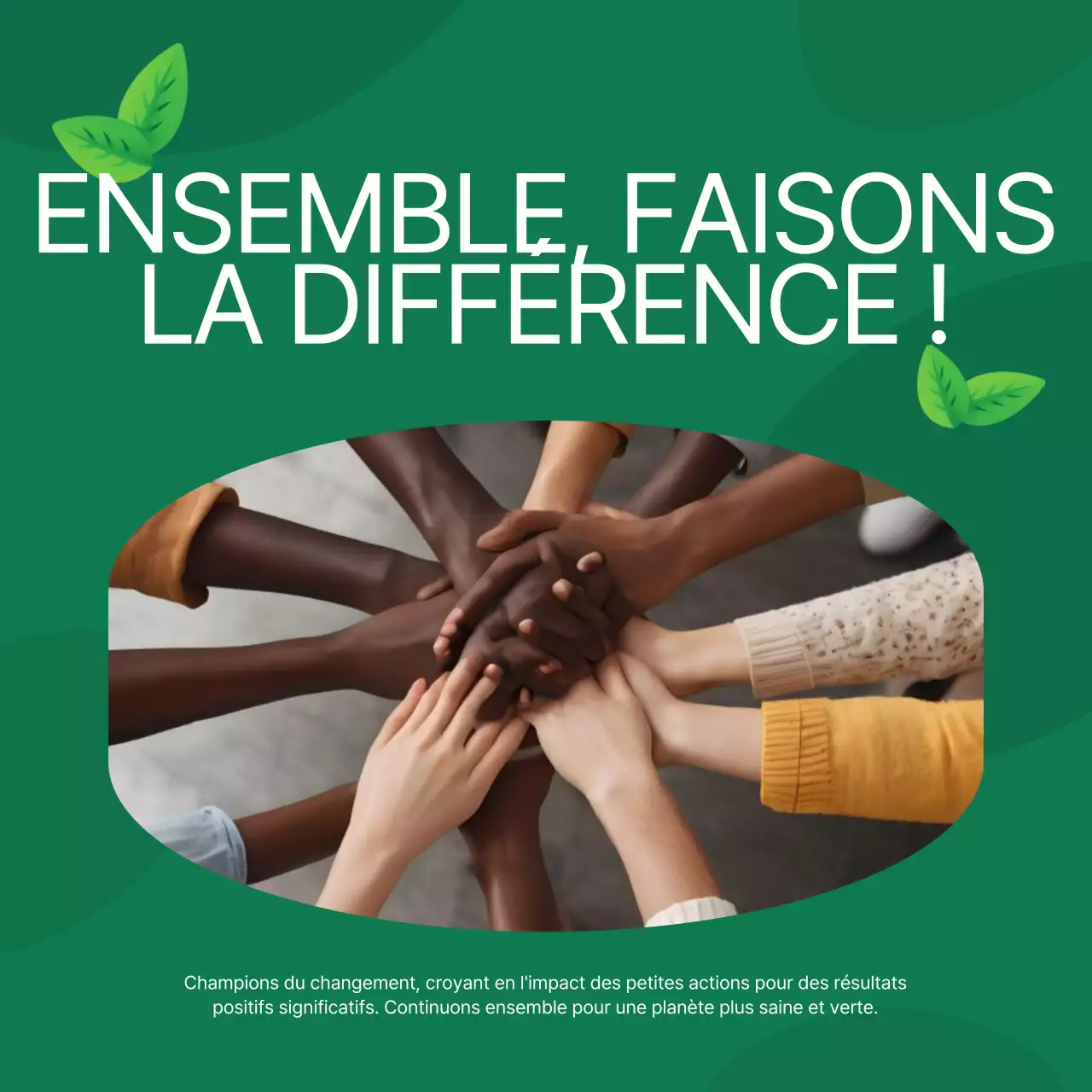 Un guide pour célébrer la Journée de la Terre moderne en vert et jaune