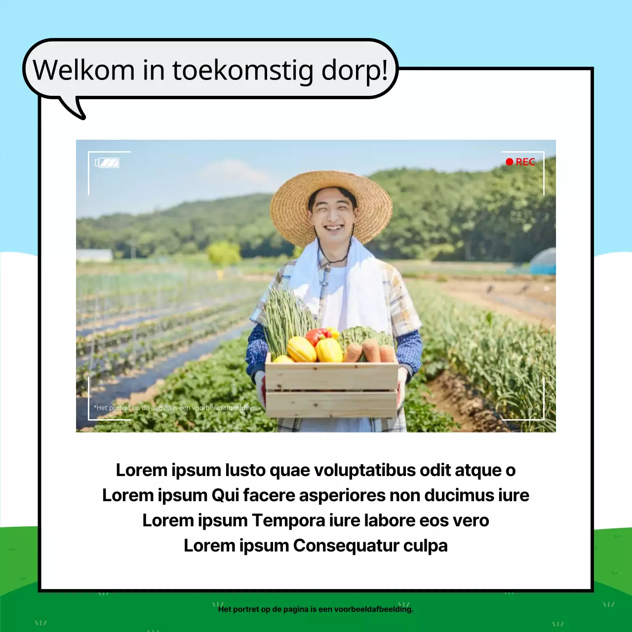 Een eenvoudige gids voor landelijke ervaringen in groen en lichtblauw