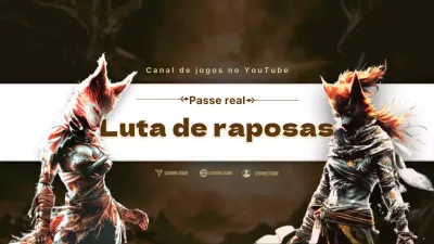 Promova o seu canal de jogos medievais em castanho e preto