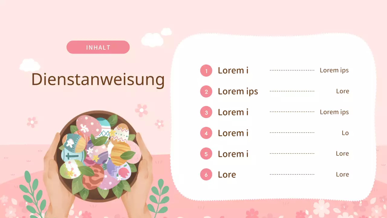 Rosa und frühlingshafte Andachtsmittel mit frühlingshaftem Einschlag