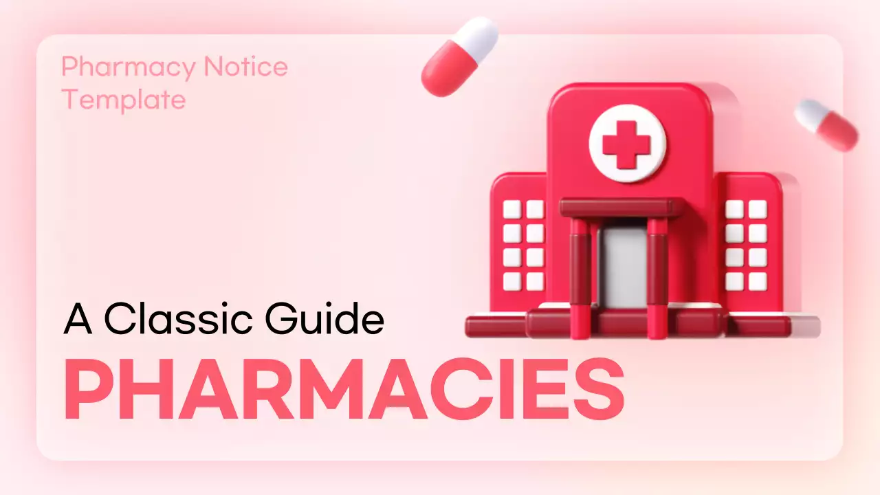 핑크 클래식 약국 가이드 프레젠테이션