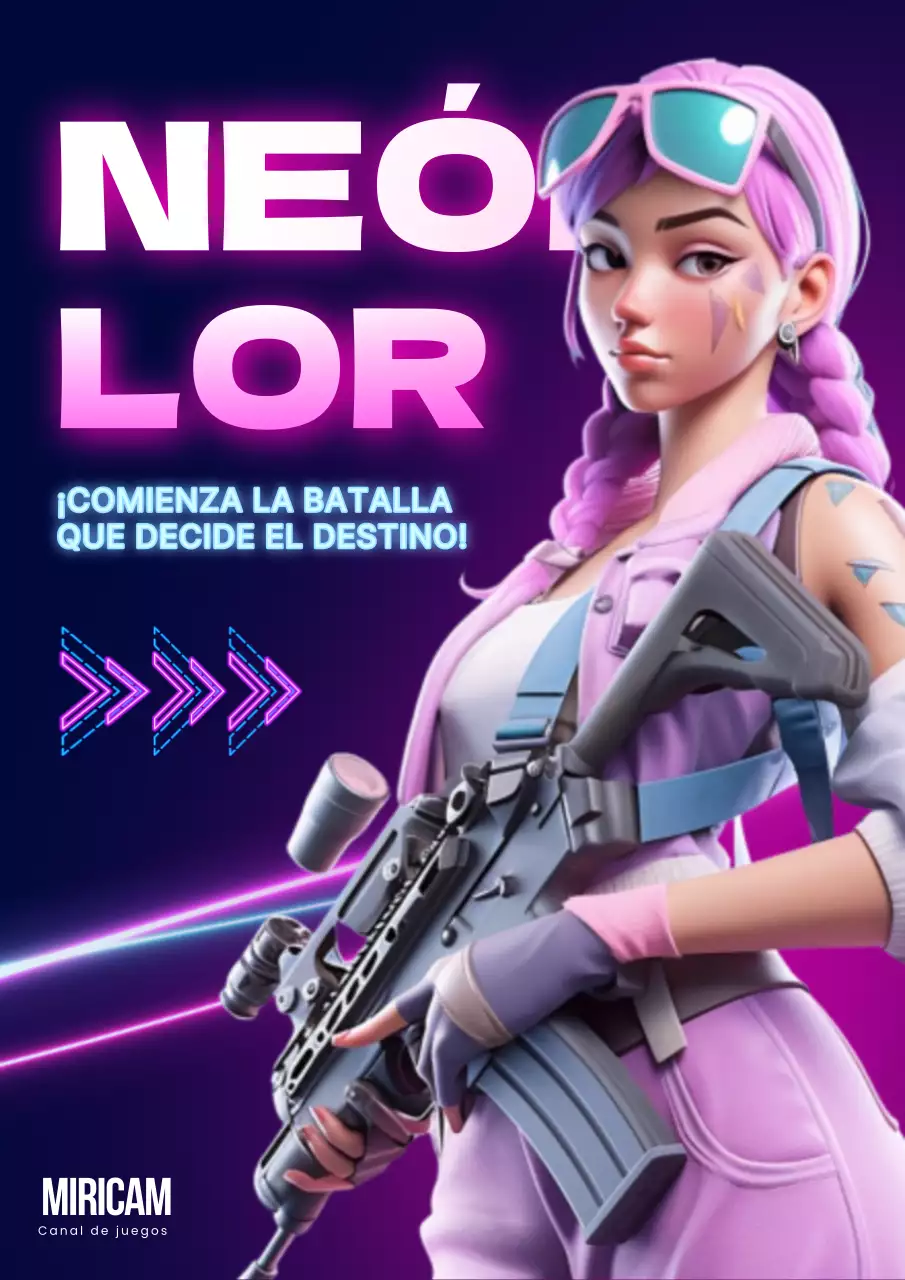 Promoción del juego ciberpunk de Black y Bora