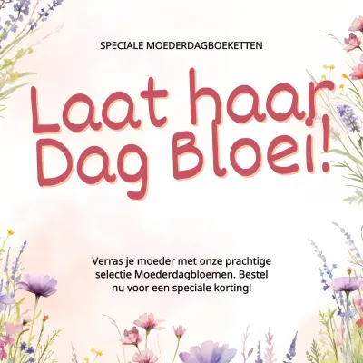 Ivoor en Rood Natuurlijke Moederdag Promotie