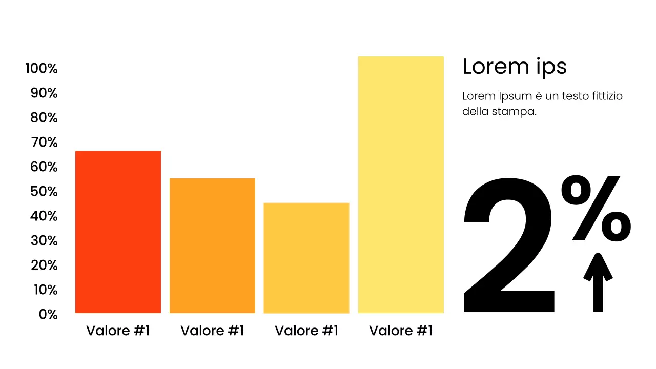 Proposta di layout aziendale moderno in bianco e nero
