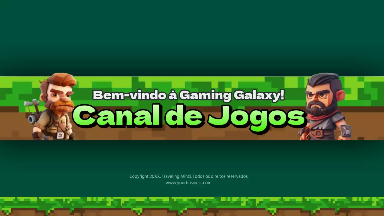 Jogo de fantasia verde e preto CanalArt do YouTube
