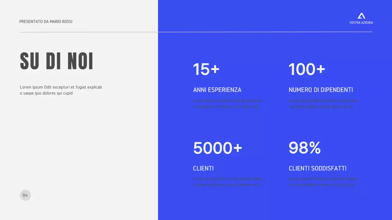 Nero Bianco Grigio Strategia aziendale minimale