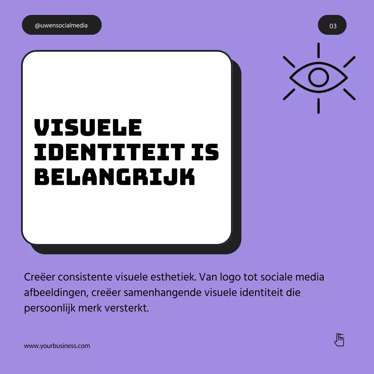 Grijs Paars Groen Vet Minimal Personal Branding Tips Instagram Carrousel Post