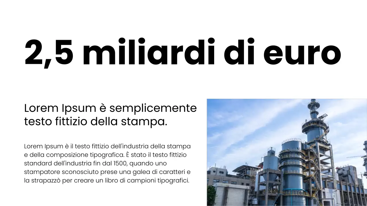 Proposta di layout aziendale moderno in bianco e nero