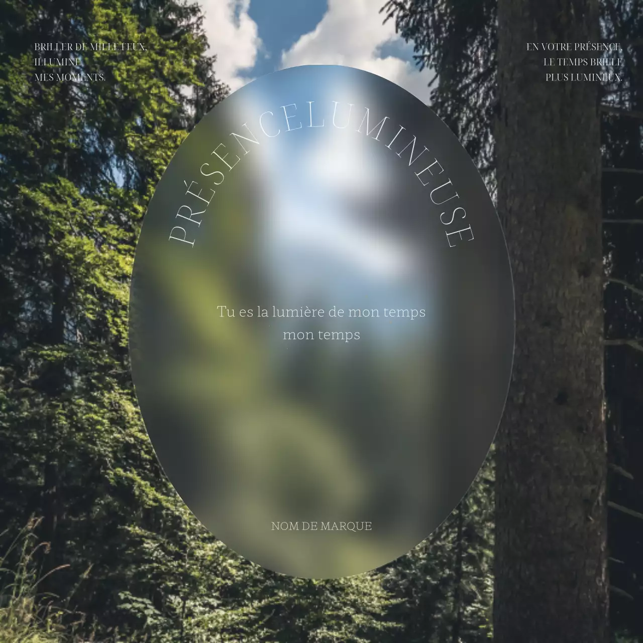 Postes de sentiment tendance en vert et blanc