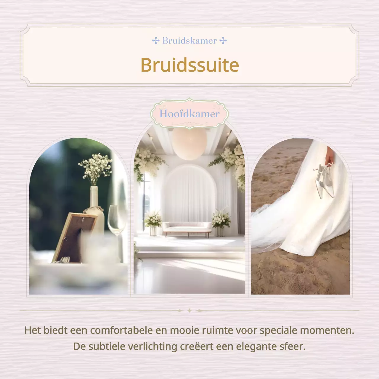 Promoot een klassieke lavendel en roze trouwlocatie