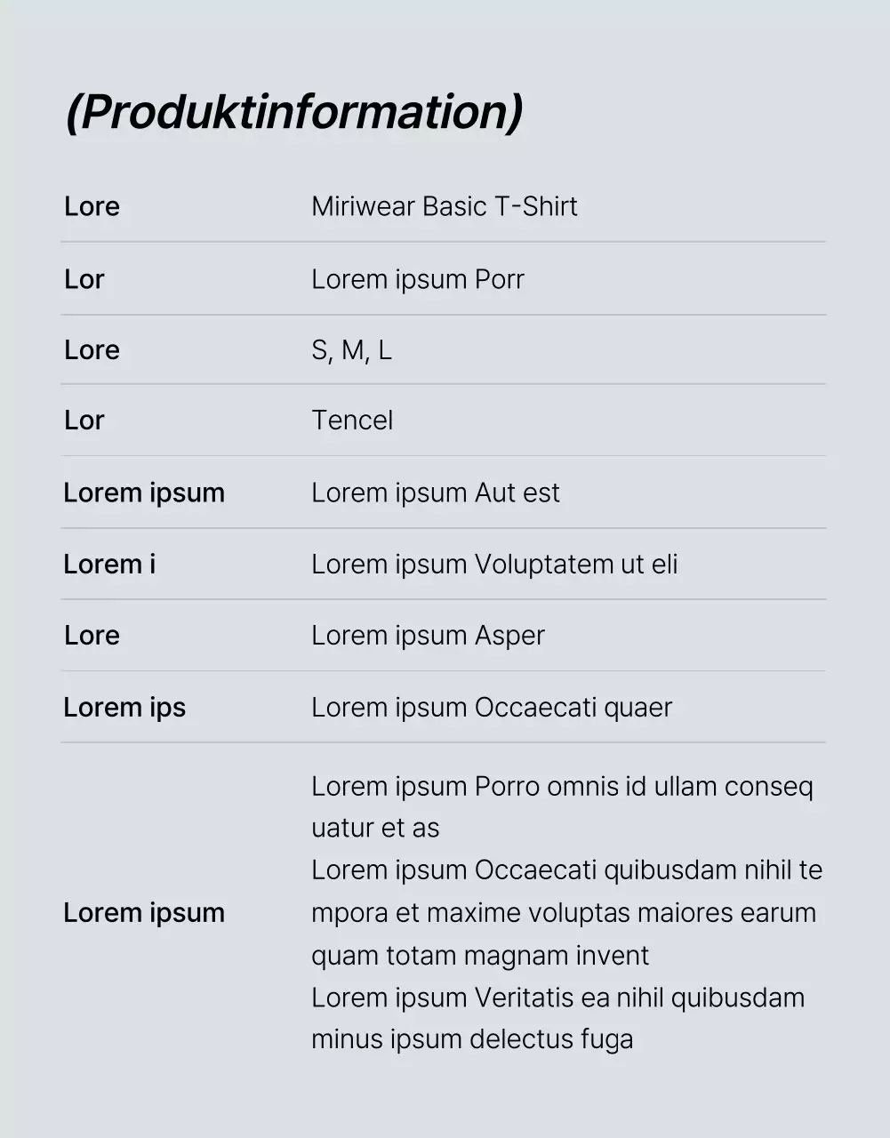 Fördern Sie eine trendige blau-weiße Mode-Detailseite für Mobiltelefone