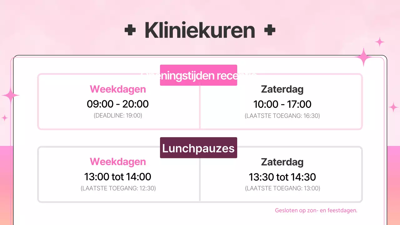 Bericht van het roze en oranje Advanced Care-ziekenhuis