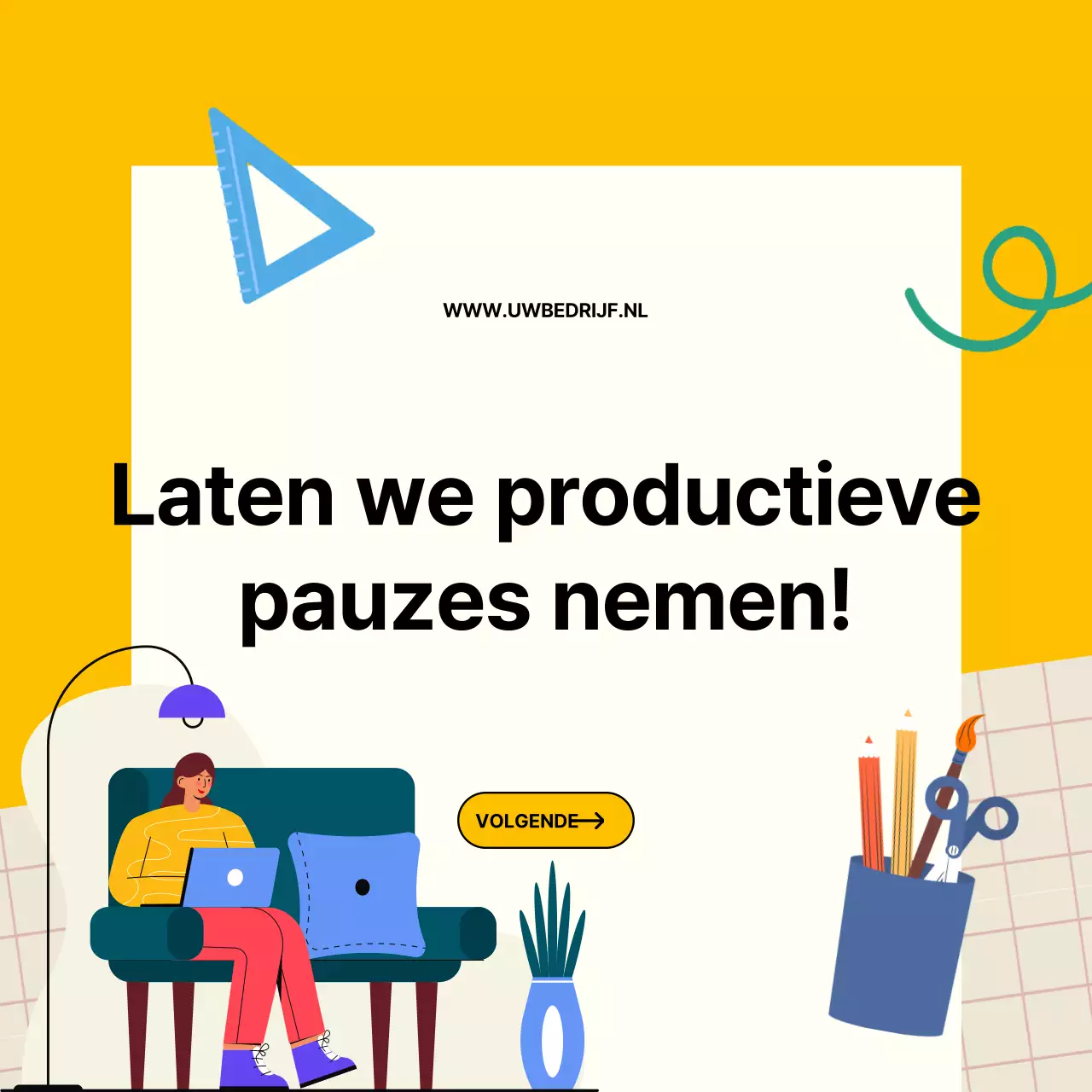 Gele en witte trend voorjaarsvakantie studiegids