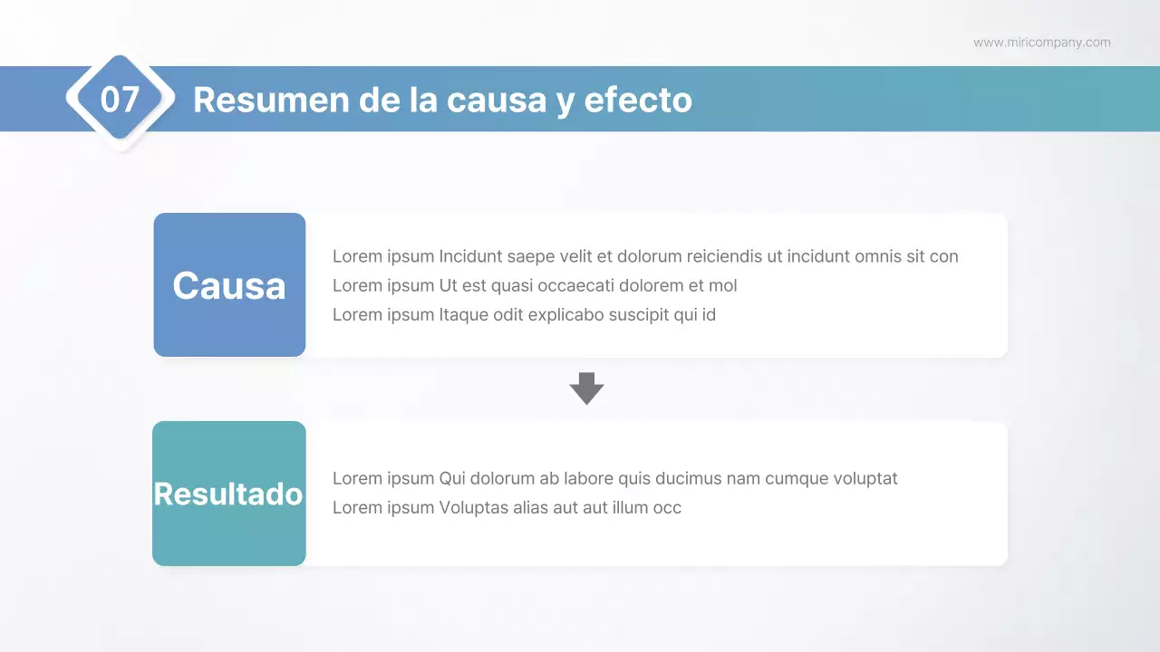 Un sencillo informe del sector público en azul claro y menta