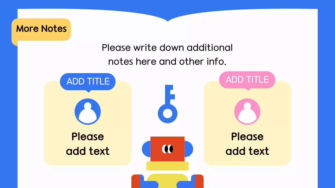 Blue Modern Notice Announcement Presentation