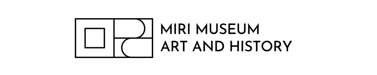 예술적인 느낌의 기하학적 도형을 활용한 아트 갤러리