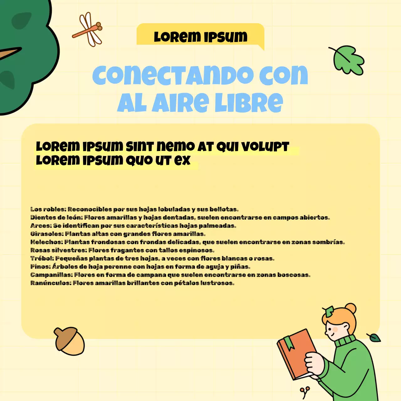 Campaña del Día de la Tierra de la Escuela Moderna Amarillo y Azul