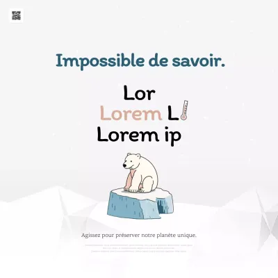 Un joli billet sentimental en gris et bleu