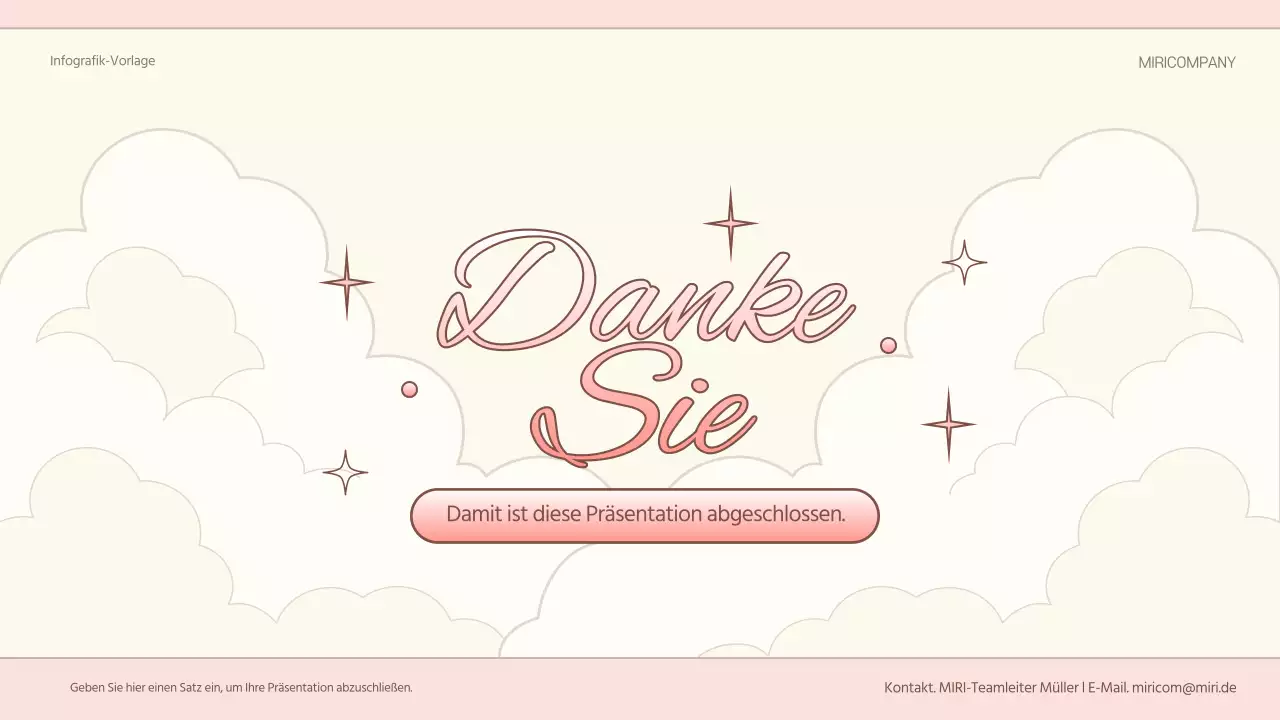 Eine kitschige Kulisse in Rosa und Elfenbein bieten Präsentation