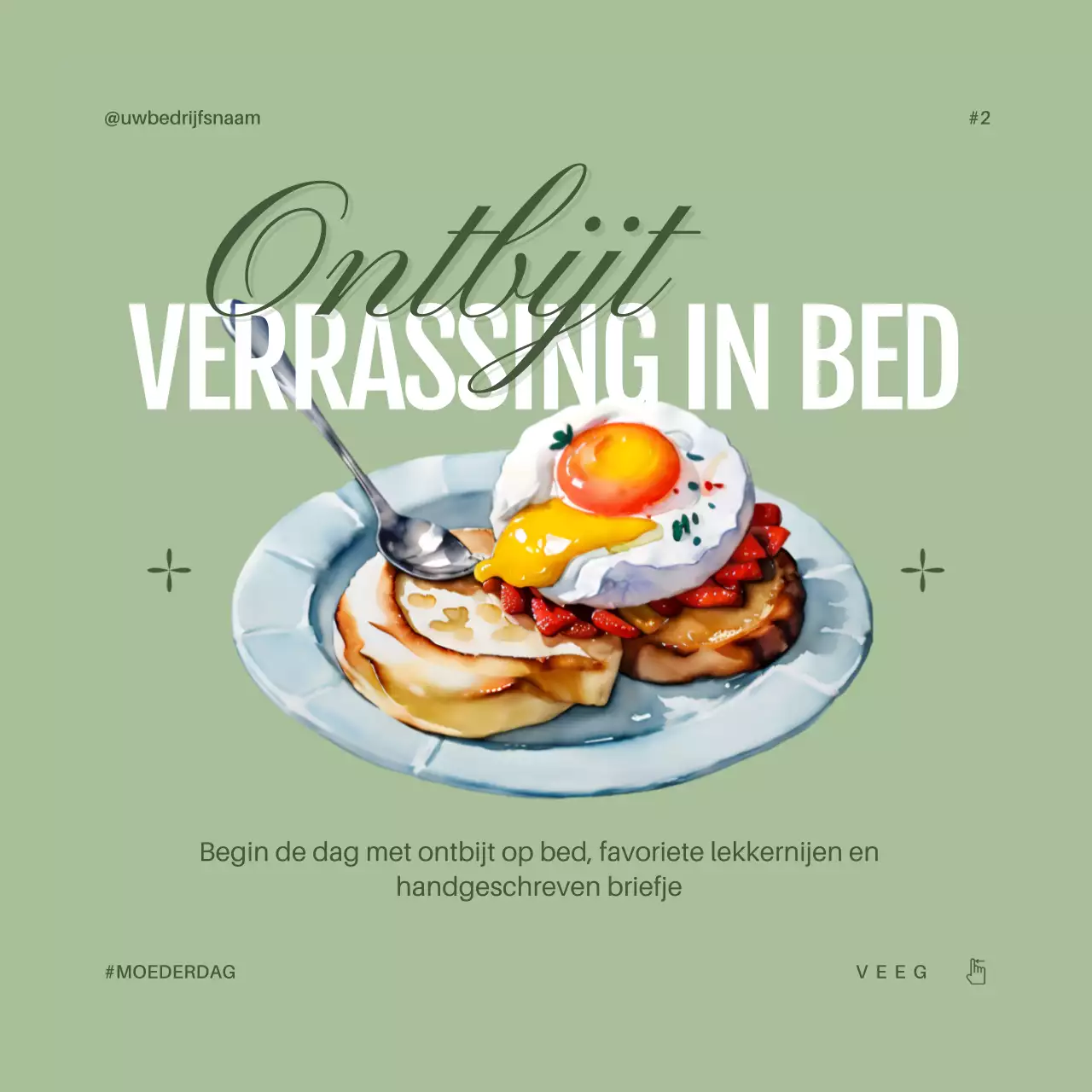 Groene Minimale Eenvoudige Moederdag Viering Ideeën Investering