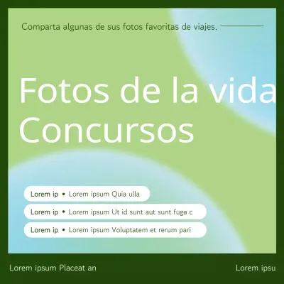 Promover una vida sencilla concurso de tiro en color caqui y azul claro