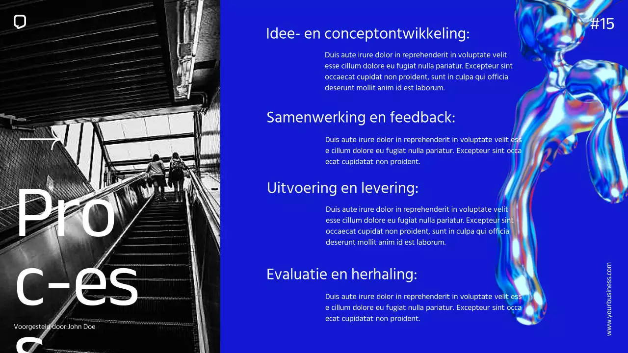 Blue Minimal Eenvoudig Bedrijfsprofiel Introductie van het bedrijf