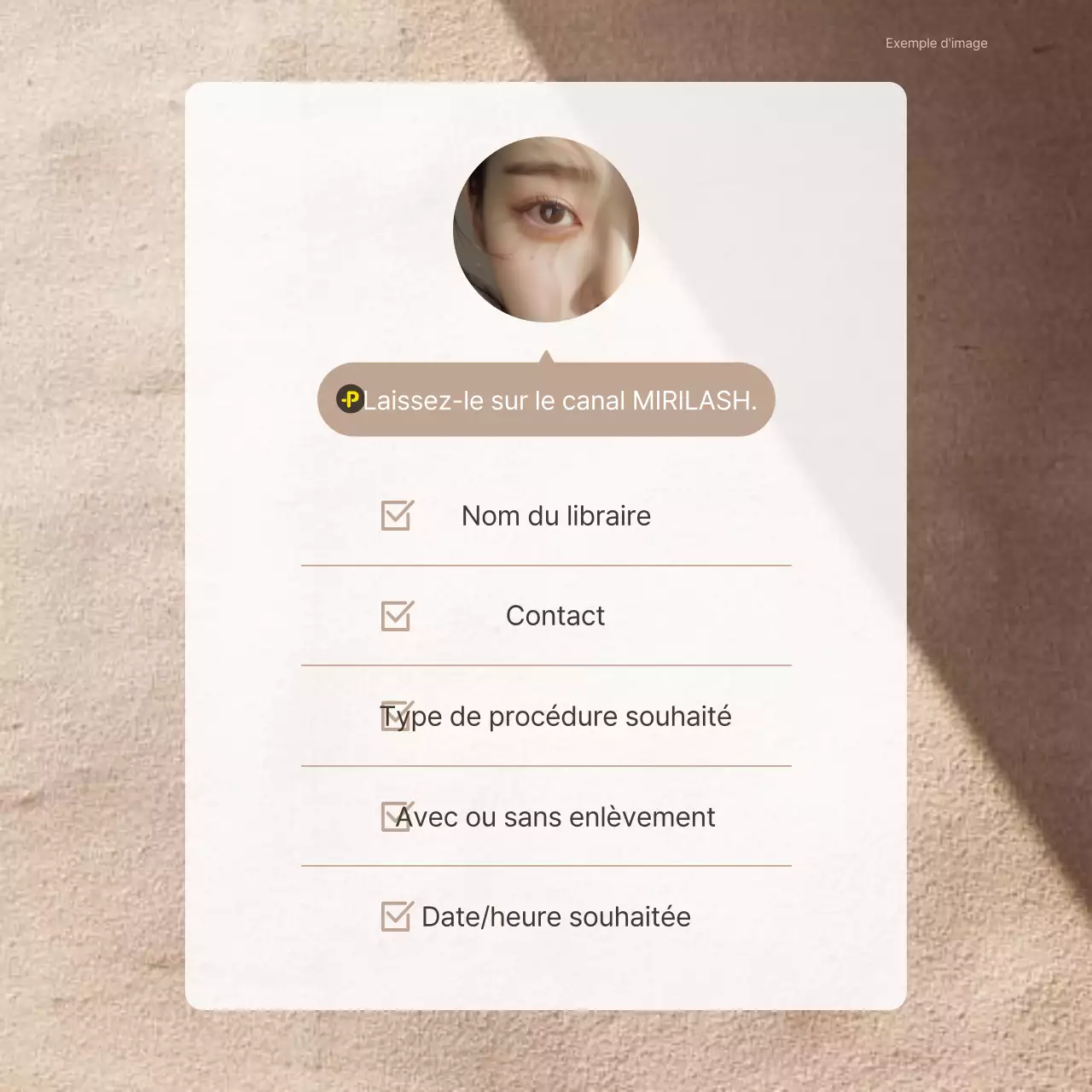 Un guide pour la beauté des cils en brun et beige