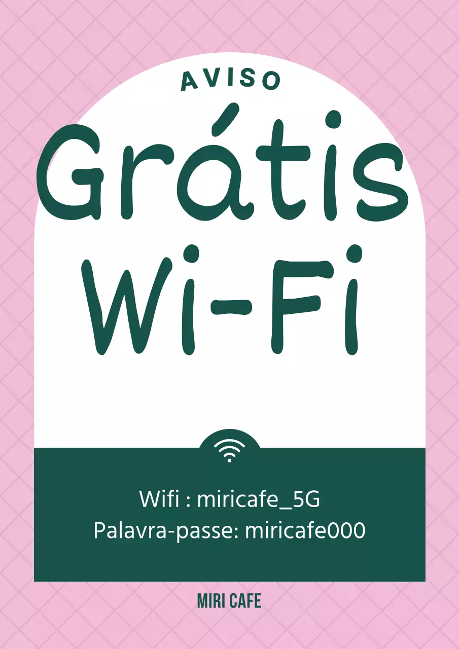 Sobre o Pink and Green Simple Cafe