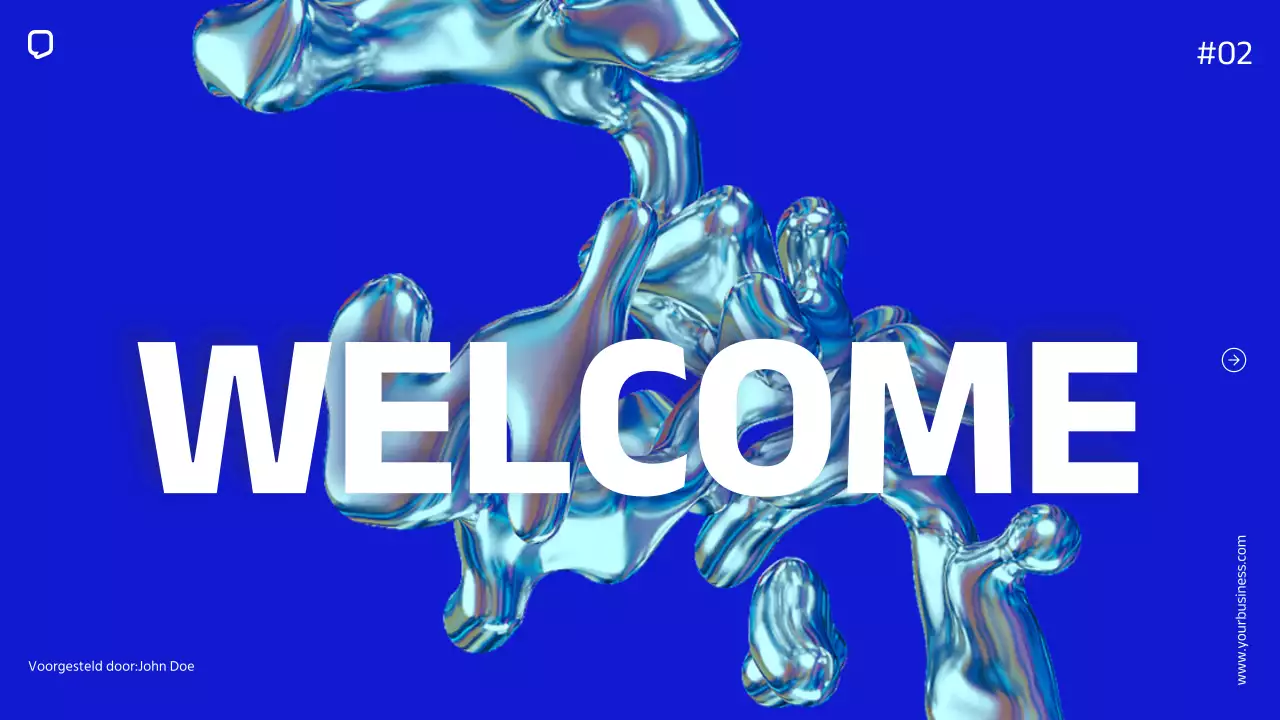 Blue Minimal Eenvoudig Bedrijfsprofiel Introductie van het bedrijf