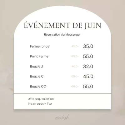 La beauté simple en brun et en beige Informations sur l'événement
