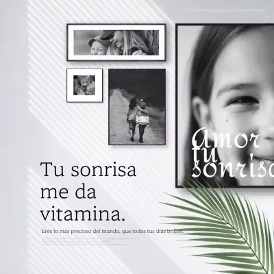 Un sencillo post de sentimientos en gris y verde