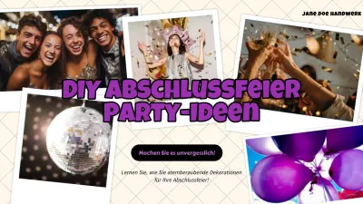 Beige und Braun Modern Graduation Saison Werbung