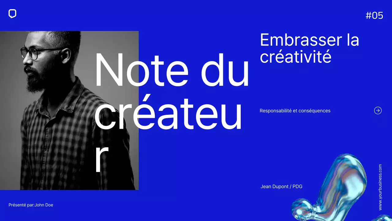 Blue Minimal Simple Company Profil d'entreprise Introduction de l'entreprise